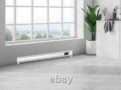 Electric Panel Heater Radiator Baseboard Skirting Convector Low Profile Timer