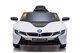 Electric Ride On Car White Bmw I8 With Parental Remote Control 12v Battery