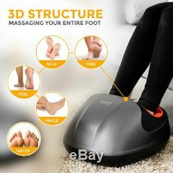 Electric Shiatsu Foot Massager Kneading Rolling Deep Tissue Massage Soothing LCD