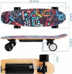Electric Skateboard Longboard withRemote Control 350W E-Skateboard Adult Teen Gift