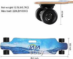 Electric Skateboard Longboard withRemote Control 350W Motor Adult Teen Gift 30km/h