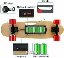 Electric Skateboard Remote Control, 350W Electric Longboard Adult Gift 20km/h NEW
