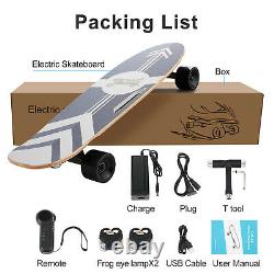 Electric Skateboard WithRemote Control, Electric Longboard 350W Adult/Kid Gift UK