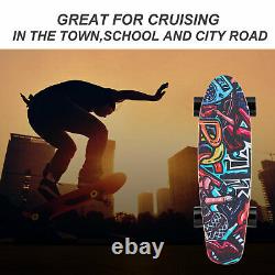 Electric Skateboard withRemote Complete Control E-board 350W Adults&Teens Gift NEW