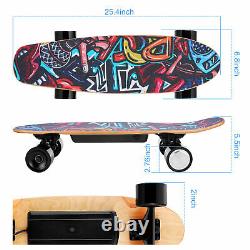 Electric Skateboard withRemote Control 350W ABEC-9 Skate Adults&Teens Gifts 20km/h