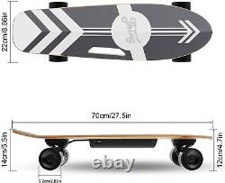 Electric Skateboard withRemote Control E-Longboard for Teen Adult 20KM/H Top Speed