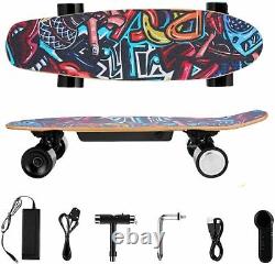 Electric Skateboard with Wireless Remote Control 3 Speed Adjustment E-Skateboar