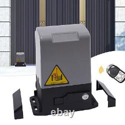 Electric Sliding Gate Opener Automatic Gate Motor 2Remote Control Security 600KG