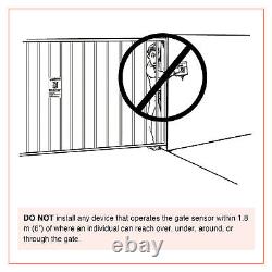Electric Swing Gate Opener with Remote Control Complete Kit Single Arm Opener UK