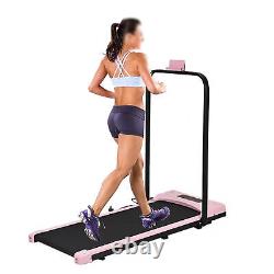 Electric Treadmill Exercise Running Machine with Folding Handrail Remote Control