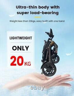 Electric Wheelchair Foldable, Lightweight, With Wireless Remote Control