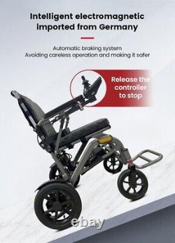 Electric Wheelchair Foldable, Lightweight, With Wireless Remote Control