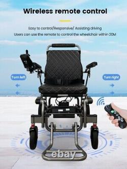 Electric Wheelchair Foldable, Lightweight, With Wireless Remote Control