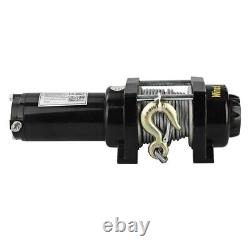 Electric Winch 12v 4500lbs Synthetic Dyneema Rope Fairlead Remote Control New