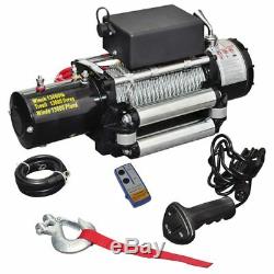 Electric Winch 13000 Lbs 12V Pulling Force of 5909 kg Wireless Remote Control