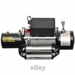 Electric Winch 13000 Lbs 12V Pulling Force of 5909 kg Wireless Remote Control