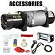 Electric Winch Heavy Duty Rope Remote Control 12v 4500/6000/9500/13500lbs