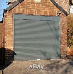 Electric roller garage door insulated automatic remote control