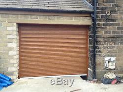 Electric roller garage door insulated remote control automatic any colour