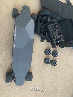 Electric skateboard with remote control used