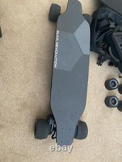 Electric skateboard with remote control used