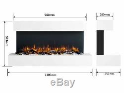 Endeavour Fires Runswick Wall Mounted Electric Fire 220/240Vac 50 Hz 1&2kW