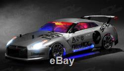 Exceed RC 1/10 MadSpeed GTR DriftKing Brushless Remote Control Drift Car +Lights