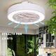Fan Lamp Led Dimmable Remote Control Ceiling Lights Fan 40w Bedroom Living Room