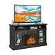 Fireplace Tv Stand With 2000w Electric Insert And Remote Control 121cm 50cm Tv