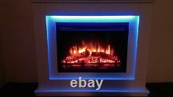 Fires Castleton Electric Fire Inset Fireplace Heater with Remote Control New