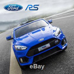 Ford Focus Rs Licensed 12v Kids Ride On Electric Battery 2.4g Remote Control Car