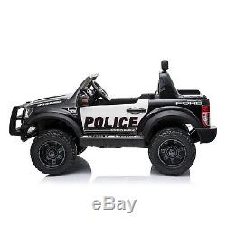 Ford Ranger Police Licensed 12v Kids Ride On Electric 2.4g Remote Control Car