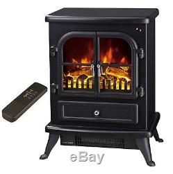 Galleon Fires- AGENA Electric Stove with Remote Control -electric fire- black