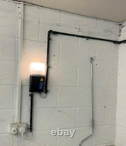 Garage Door Electric White Roller Shutter with Remote Control Good Condition