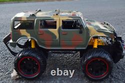 Giant Size Army Military Hummer Monster Truck Radio Remote Control Car 1/14