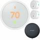 Google Nest Learning Thermostat E + Nest Mini (gen 2) + 2-pack Deco Smart Plugs