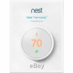 Google Nest T4000ES Learning Thermostat E (White)