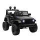Homcom 12v Kids Electric Ride On Car Truck Off-road Toy With Remote Control Black