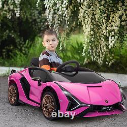 HOMCOM Lamborghini SIAN 12V Kids Electric Ride On Car Toy with Remote Control
