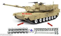 Heng Long Abrams M1A2 Radio Remote Controlled RC Tank 1/16 large - Platinum