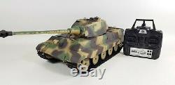 Heng Long Radio Remote Control RC King Tiger 2 Panzer Model Tank 1/16th 2.4GHz