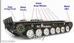 Heng Long Radio Remote Control RC Tank NATO Leopard 2A6 - Platinum
