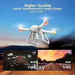 Holy Stone HS700 FPV Selfie Drone with 5G WIFI 1080p HD Camera Brushless Motor