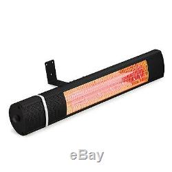 Infrared Heater Space Wall Mounted Outdoor Patio Terrace Remote Control 2000W