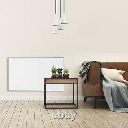 Infrared Panel Heater 600W Thermostat Control Wall Mounted Slimline Radiator