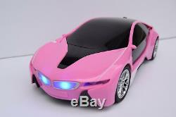 Jeffree Pink Bmw i8 Radio Remote Control Car Girls Rc Car 1/16