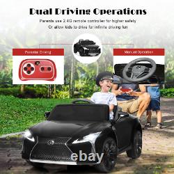 Kid's Black Lexus Electric Ride on Car with Remote Control