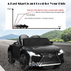 Kid's Black Lexus Electric Ride on Car with Remote Control