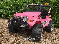 Kids 12v Electric Ride On Car Jeep 4x4 truck / 2 seater / 2.4g Remote Control