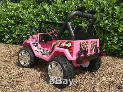 Kids 12v Electric Ride On Car Jeep 4x4 truck / 2 seater / 2.4g Remote Control